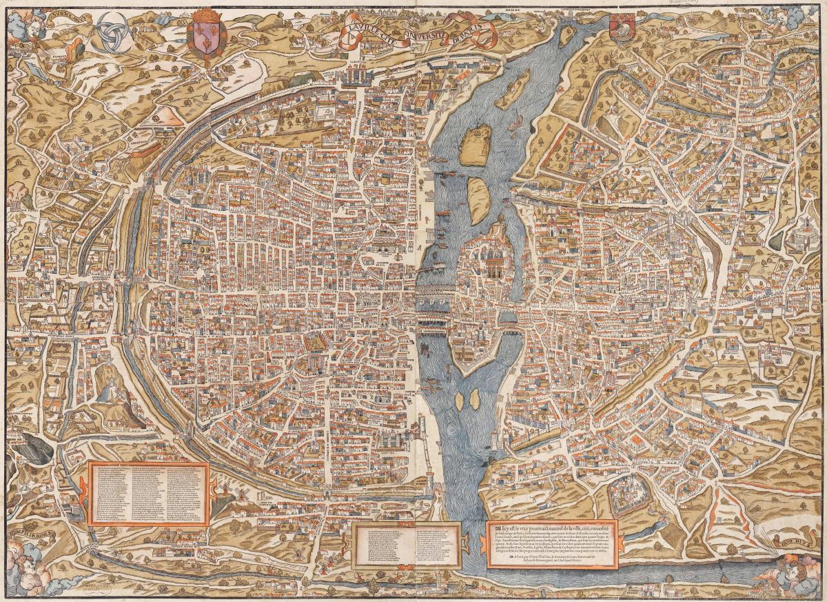 Karte des Alten Paris