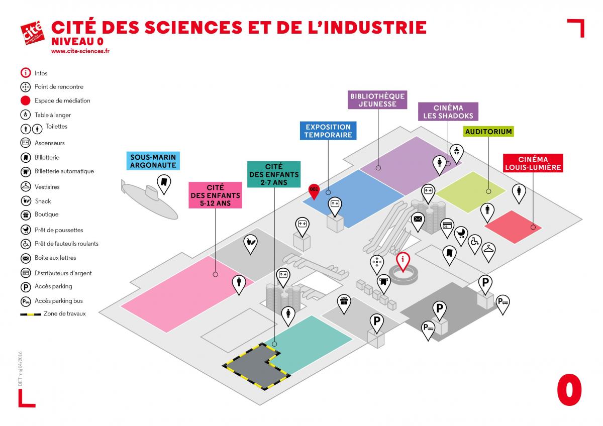 Karte von Der Cité des Sciences et de l ' Industrie