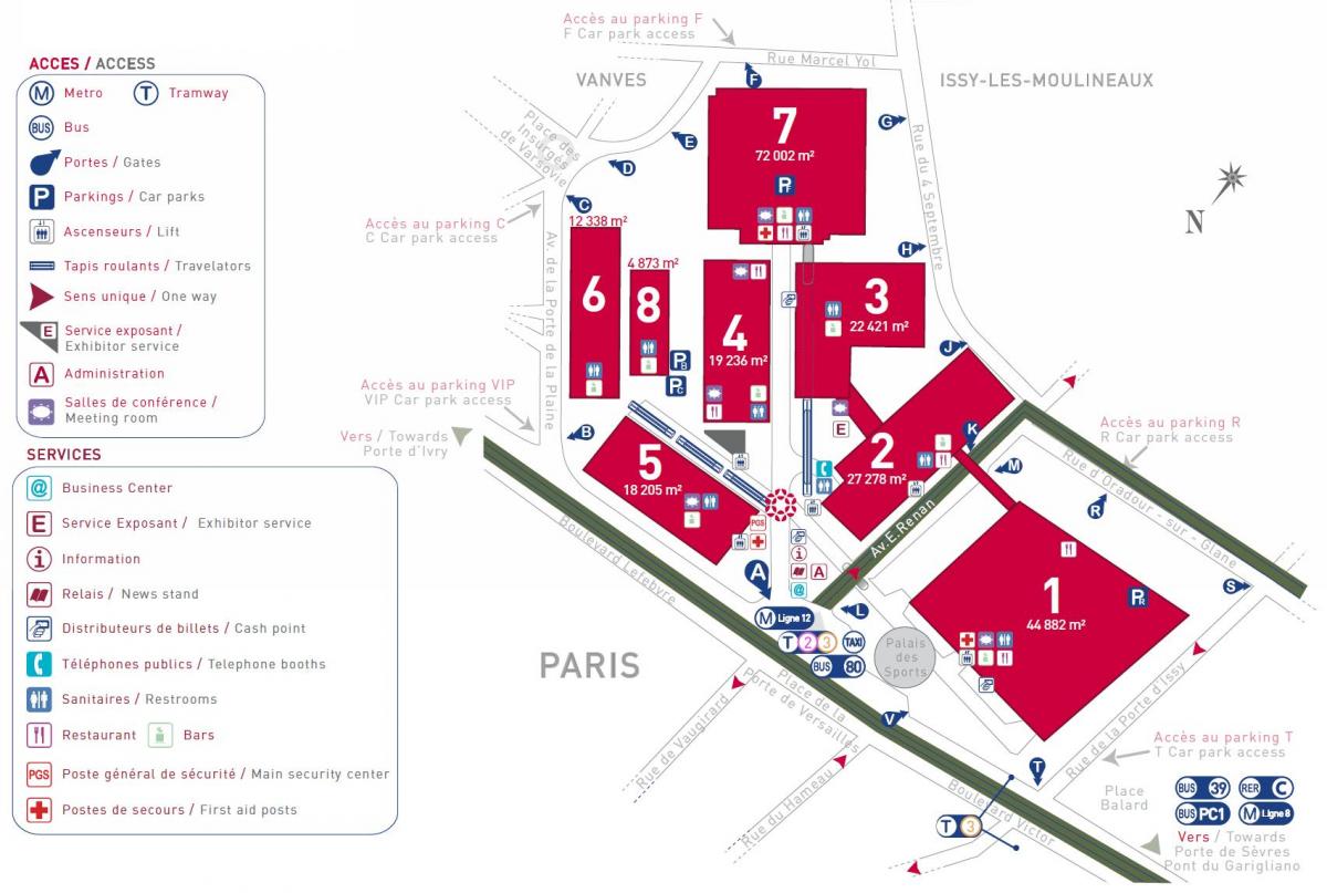 Karte Der Paris expo