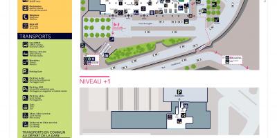 Karte von Bercy Bahnhof
