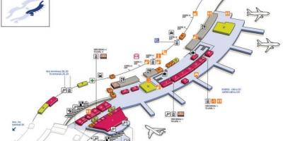 Karte von Flughafen CDG terminal 2C