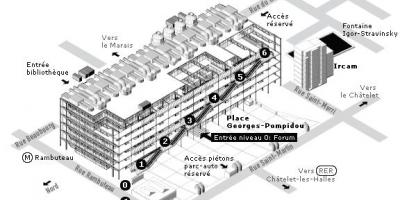 Karte von Centre Pompidou