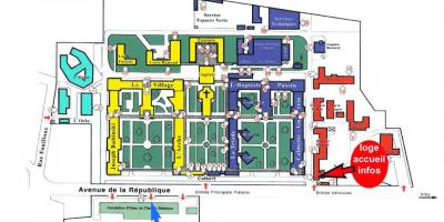 Karte von Charles-Foix hospital