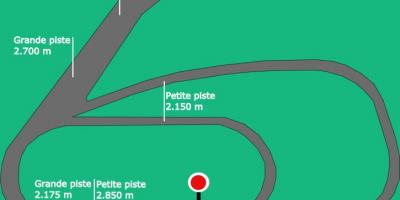 Karte von Vincennes Pferderennbahn