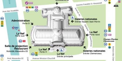Karte des Grand Palais