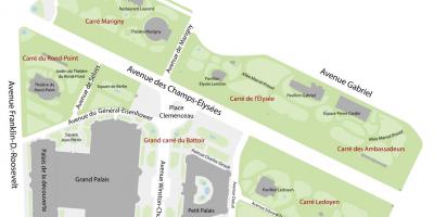 Karte von Der Jardin des Champs-Élysées