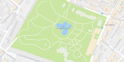 Karte des Parc Georges-Brassens