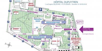 Karte von Joffre-Dupuytren-Krankenhaus