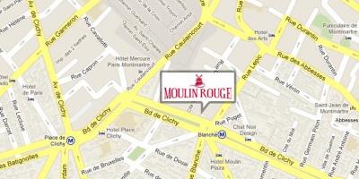 Karte von Moulin rouge