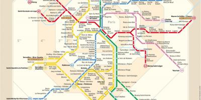 Karte von RER