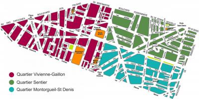 Karte von Stadtteil Sentier