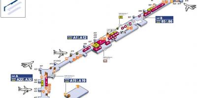 Karte von Süd-Orly airport
