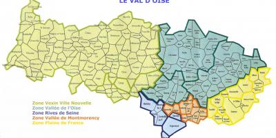 Karte von Val-d ' Oise