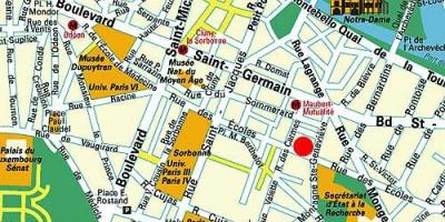 Karte von Viertel Saint-Michel
