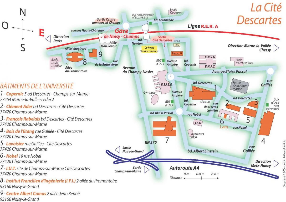 Karte von Universität Paris Descartes
