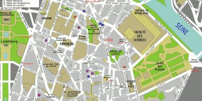 Karte 5. arrondissement von Paris