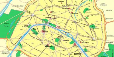 Karte Der Pariser Bahnhöfe